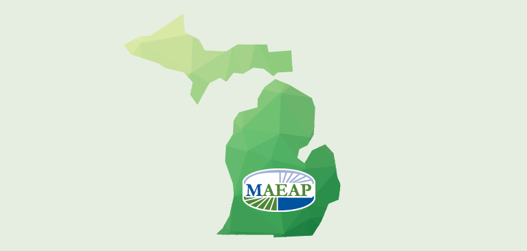 MAEAP Logo and State of Michigan